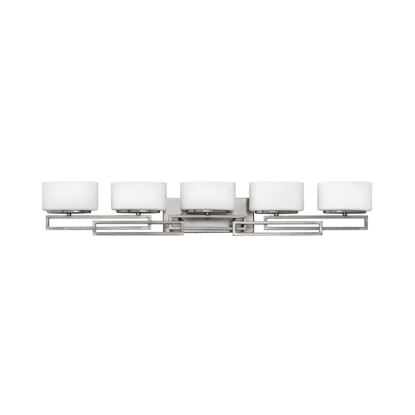 Lanza Bath Vanity Light in Antique Nickel (5-Light).