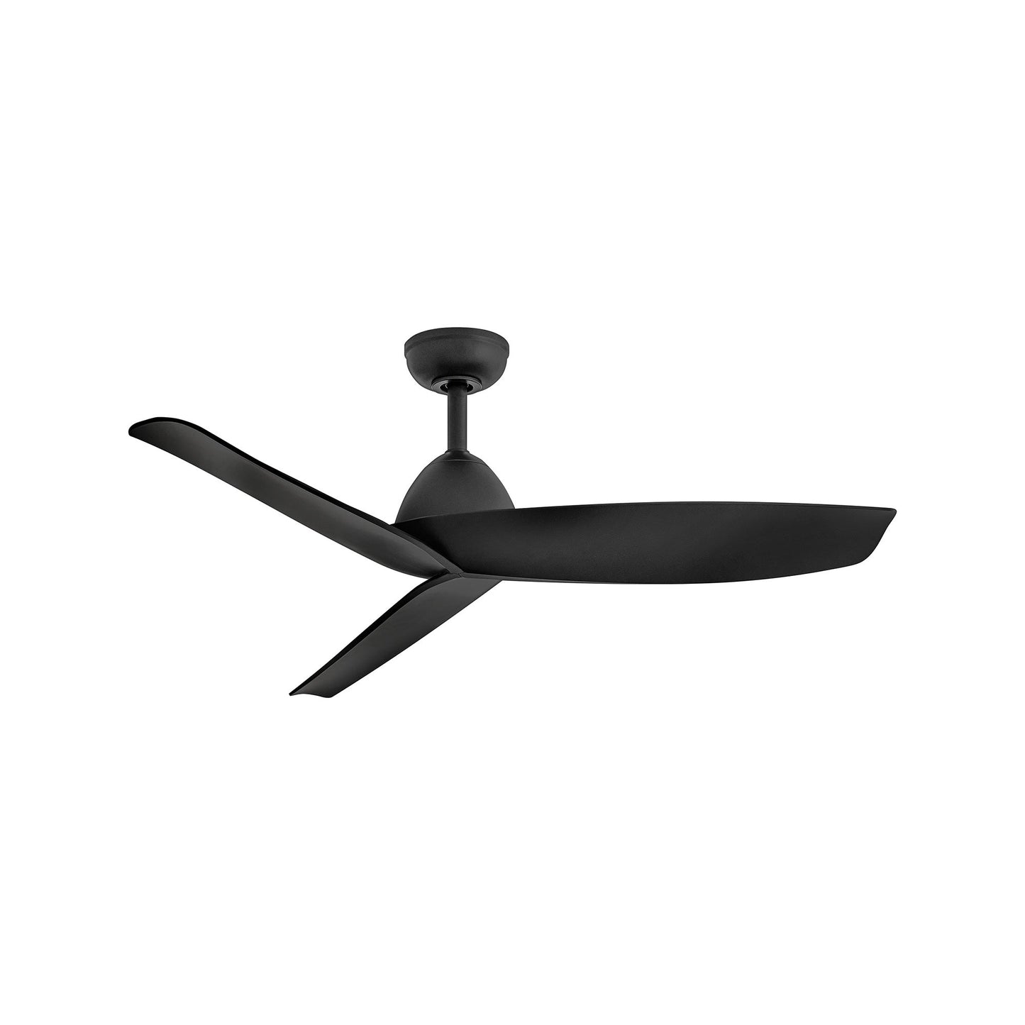 Liv Smart Outdoor Ceiling Fan in Matte Black (48-Inch).