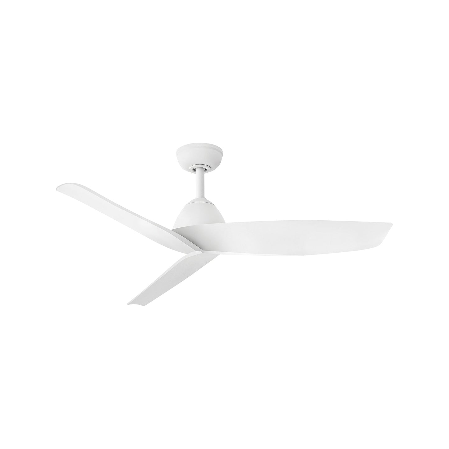 Liv Smart Outdoor Ceiling Fan in Matte White (48-Inch).
