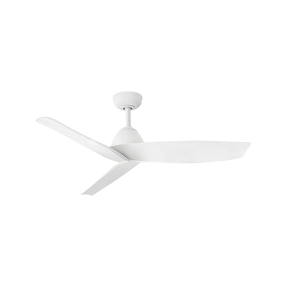 Liv Smart Outdoor Ceiling Fan in Matte White (48-Inch).