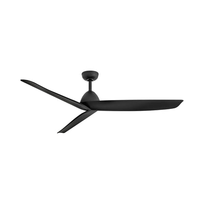 Liv Smart Outdoor Ceiling Fan in Matte Black (60-Inch).