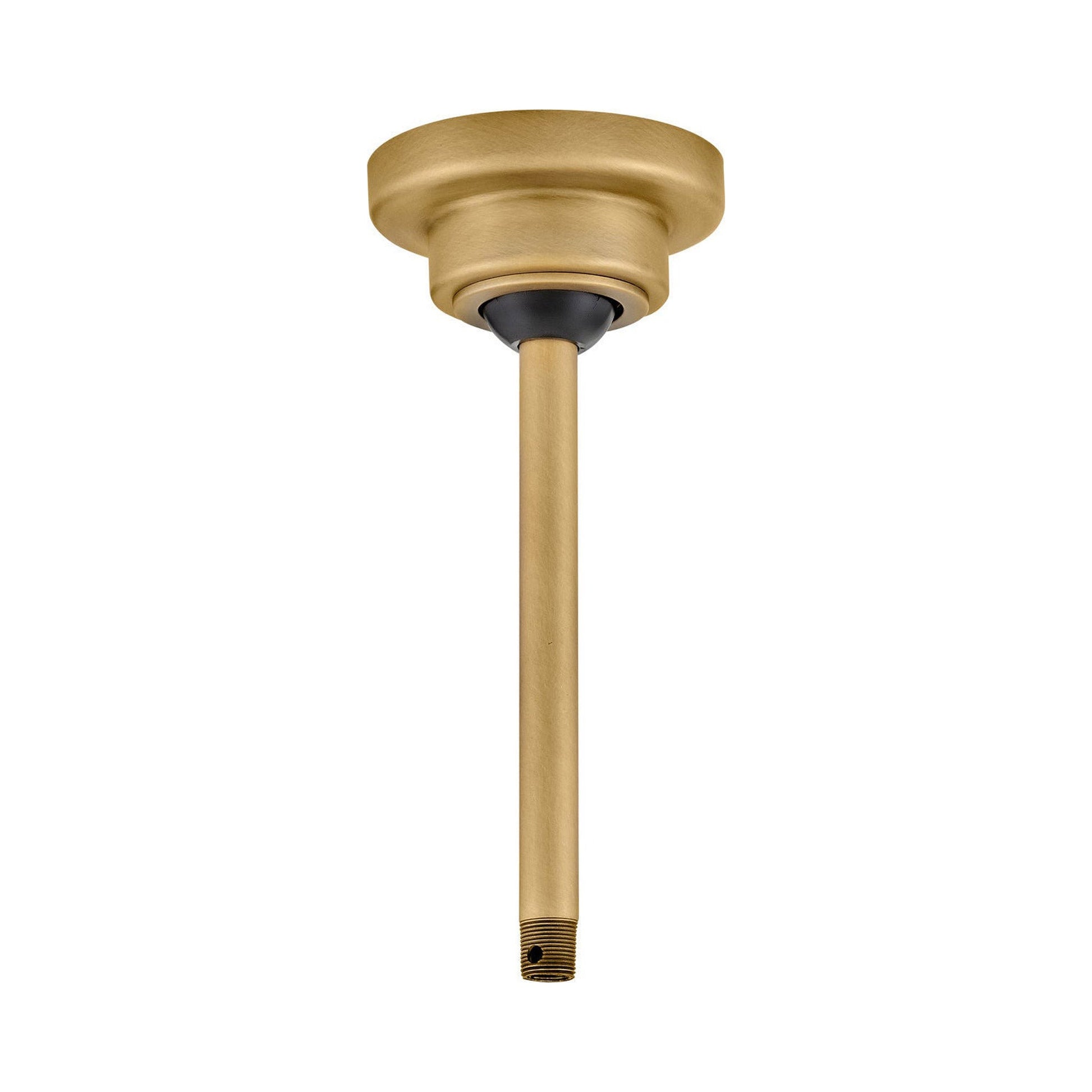 Locking Sloped Ceiling Kit in Heritage Brass.