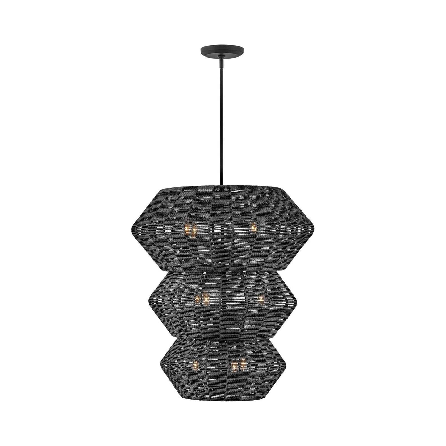 Luca Chandelier in Black.