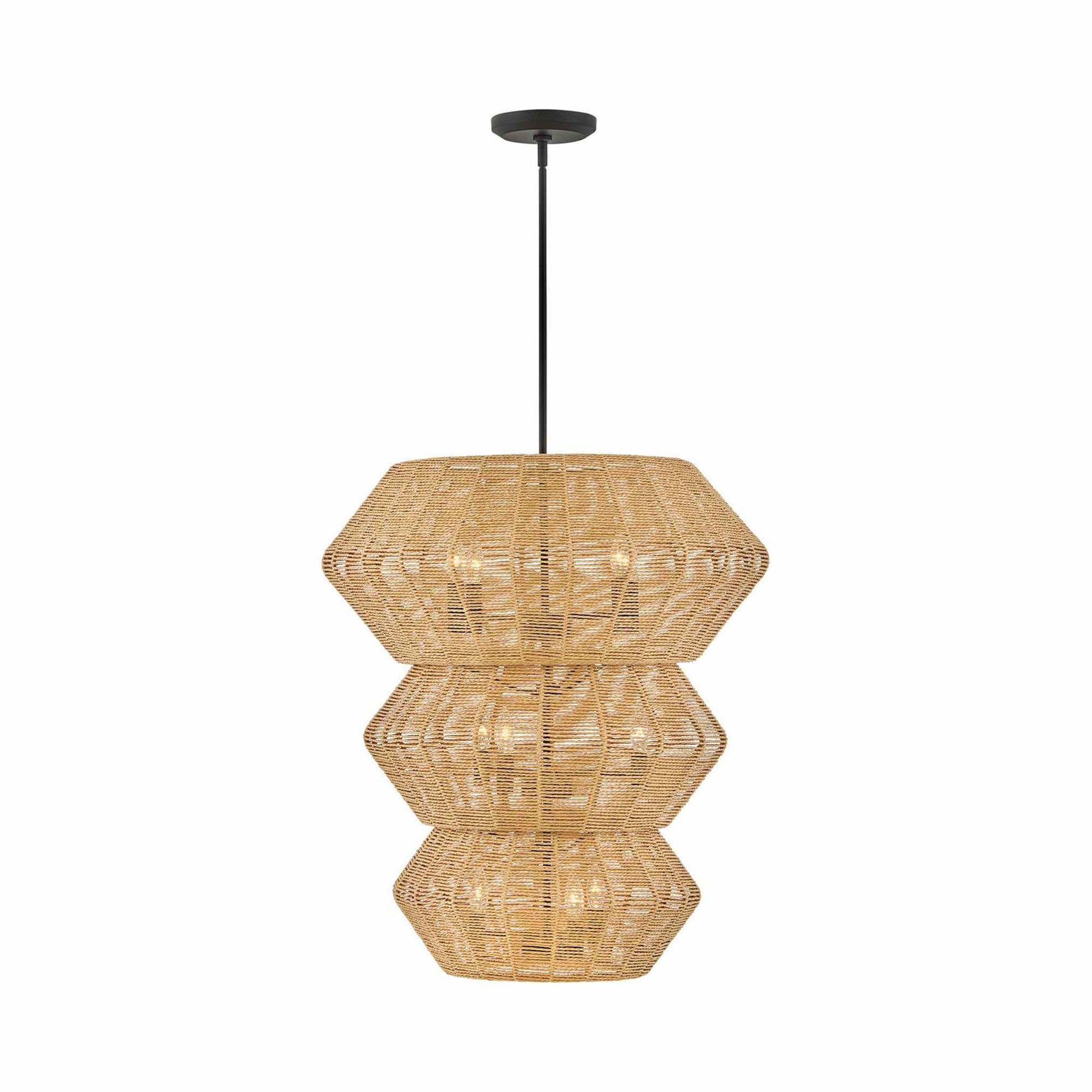 Luca Chandelier in Camel.