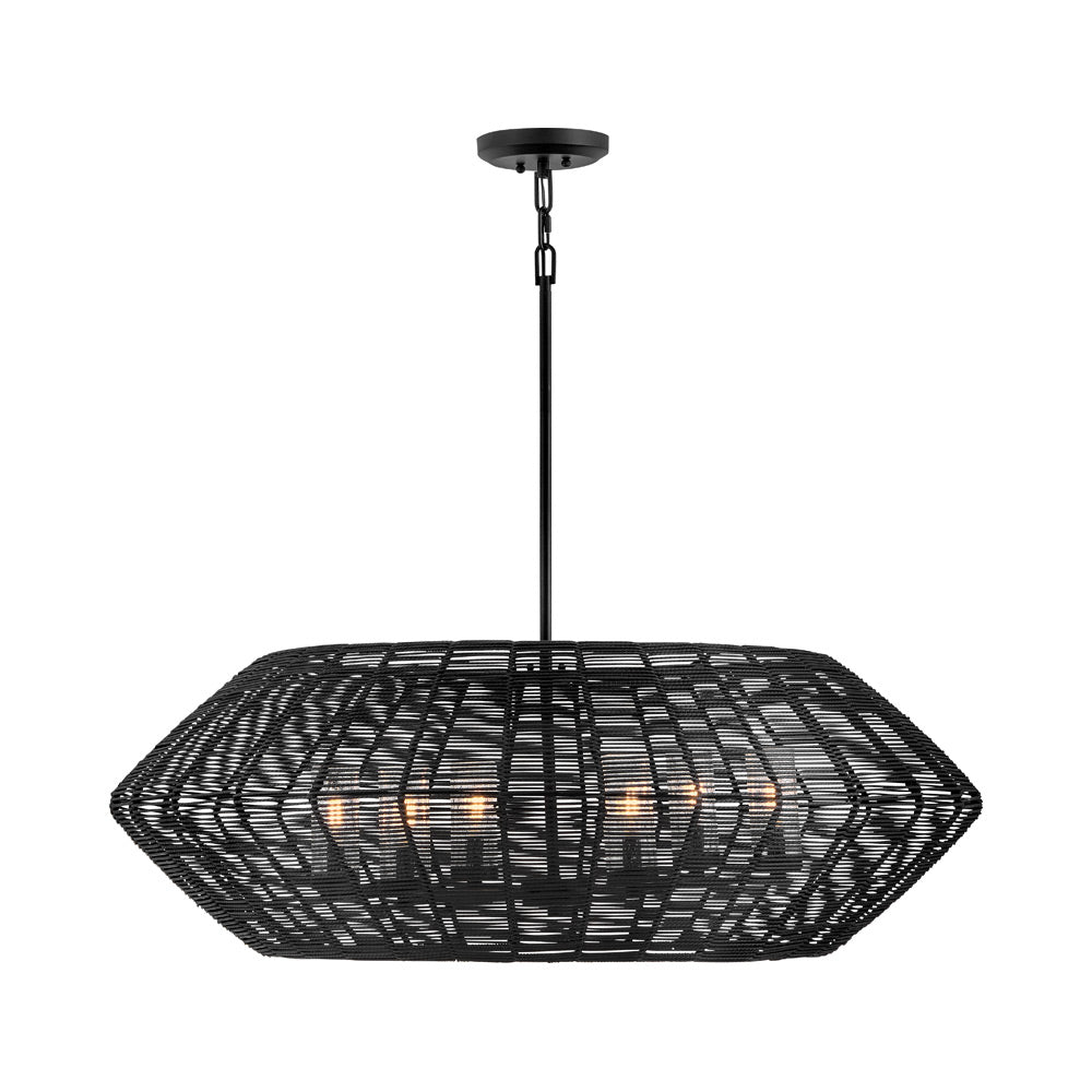 Luca Outdoor Chandelier in Detail.