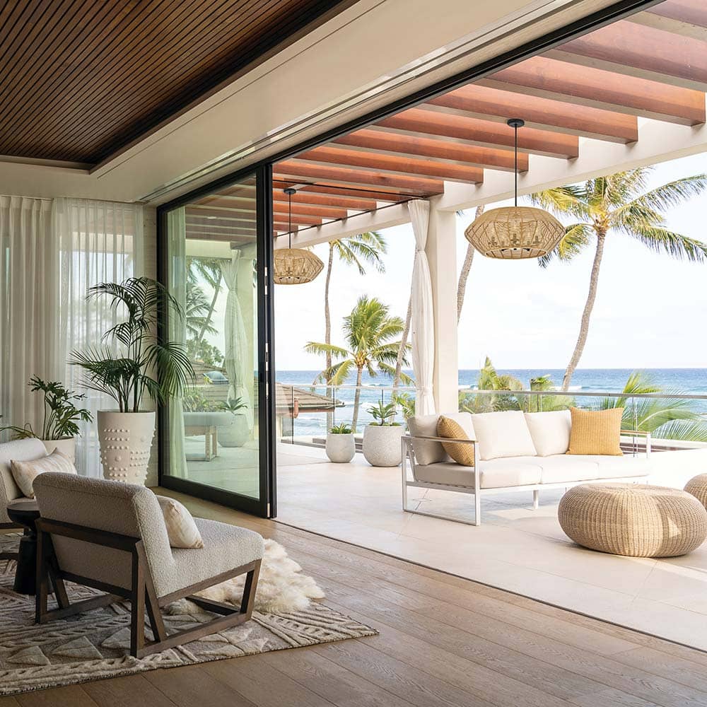 Luca Outdoor Chandelier in Outside Area.