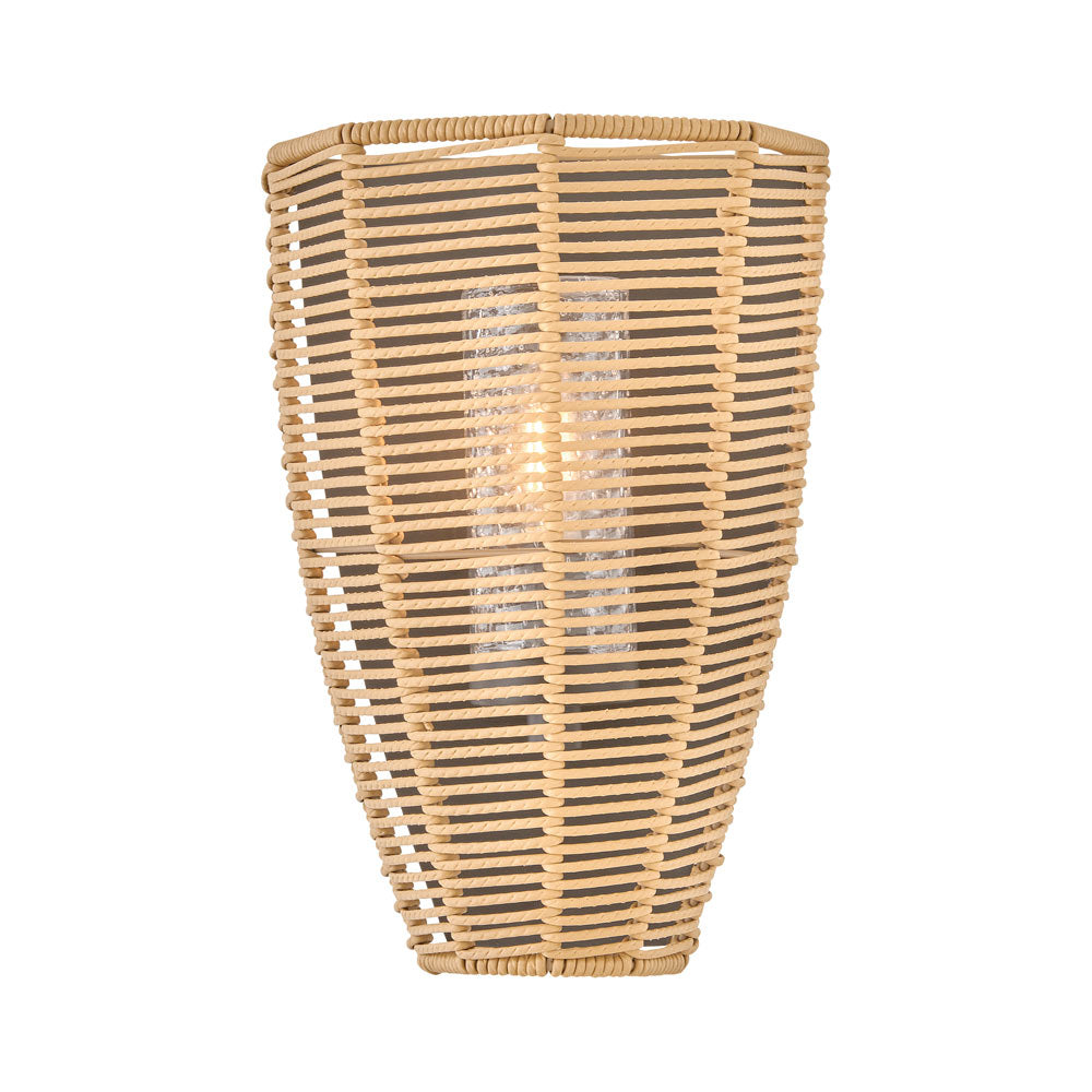 Luca Outdoor Wall Light in Camel.