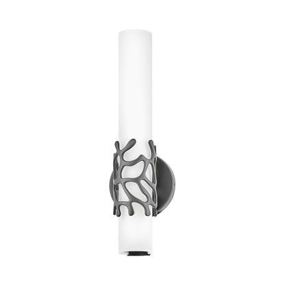 Lyra LED Bath Wall Light in Black.