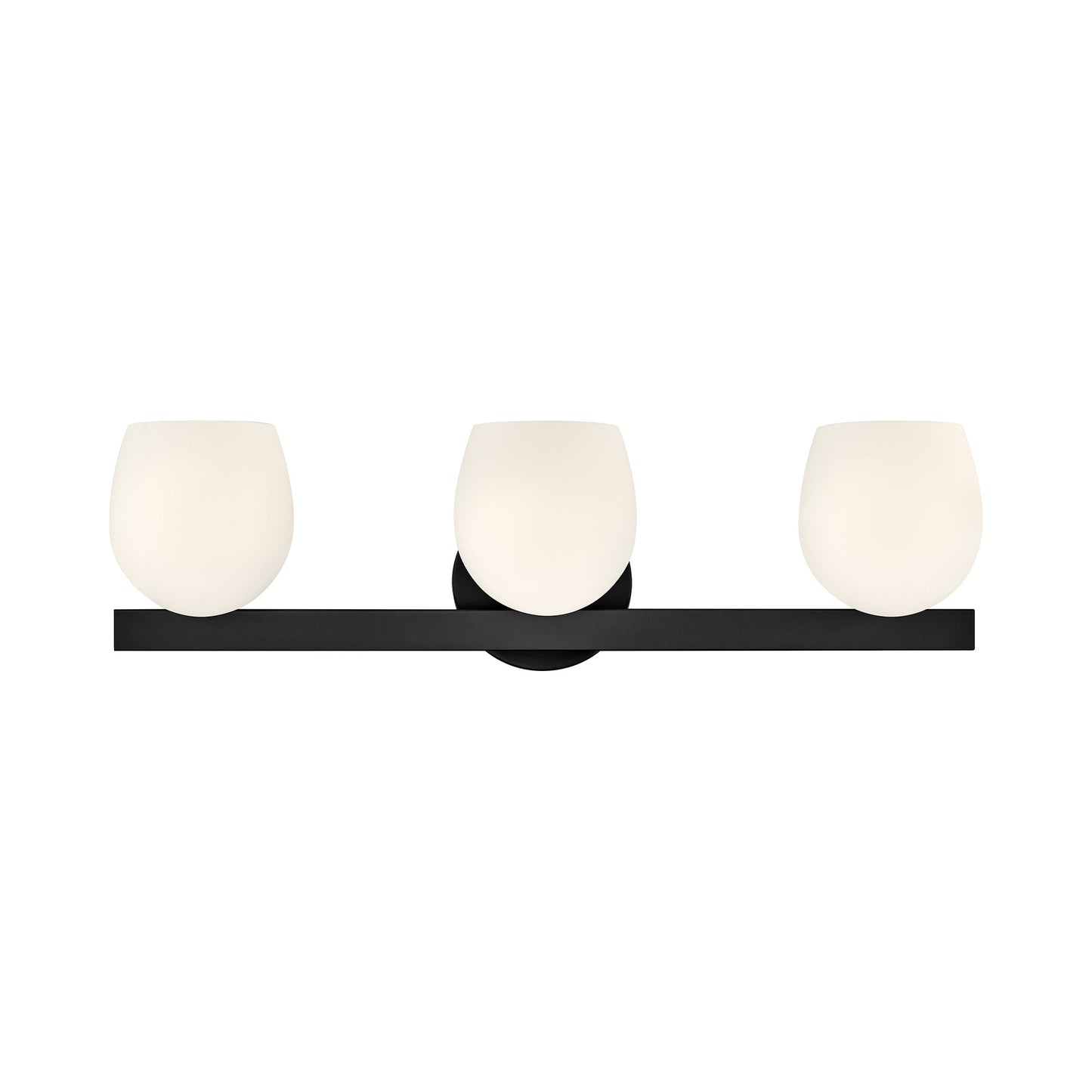 Mae Bath Vanity Light in Black (3-Light).