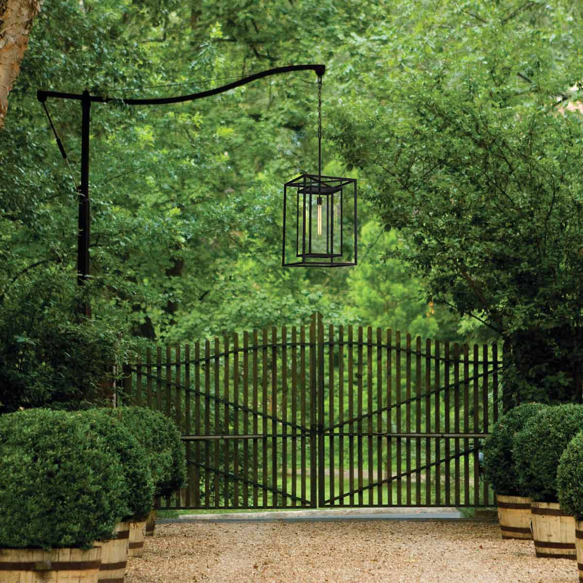 Max Outdoor LED Pendant Light in Outside Area.