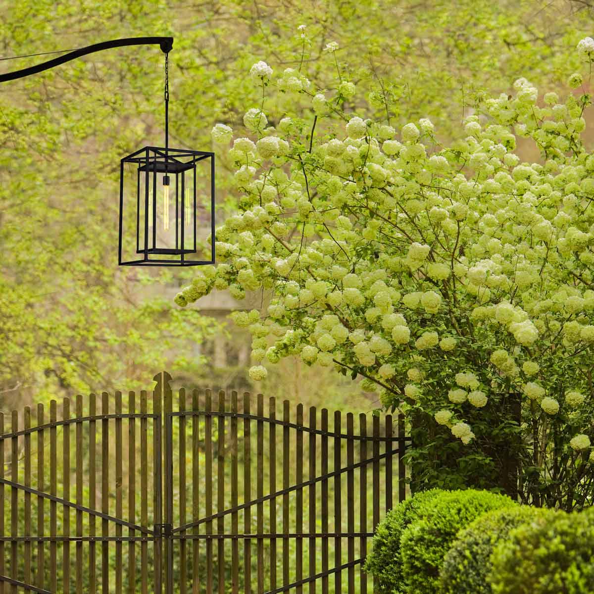 Max Outdoor LED Pendant Light in Outside Area.