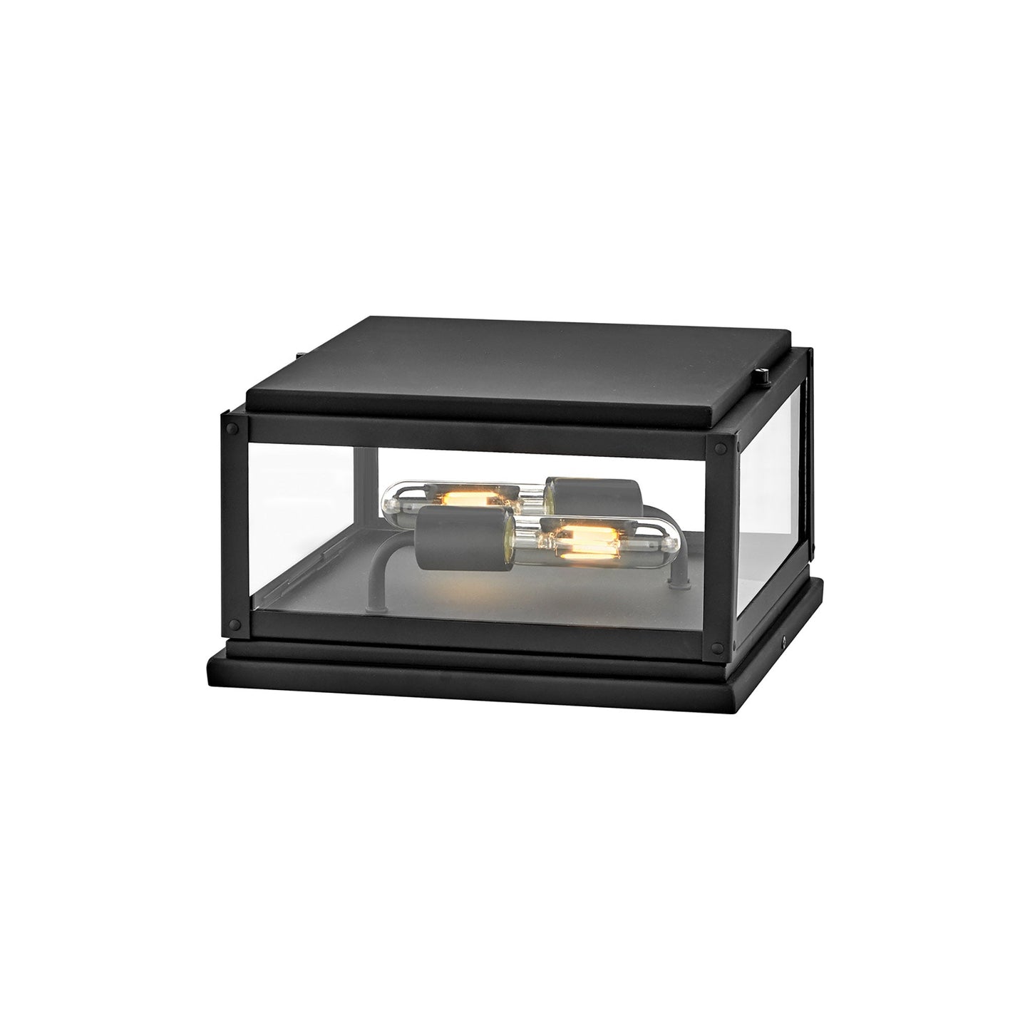 Max Outdoor Post Light in Black (Small).