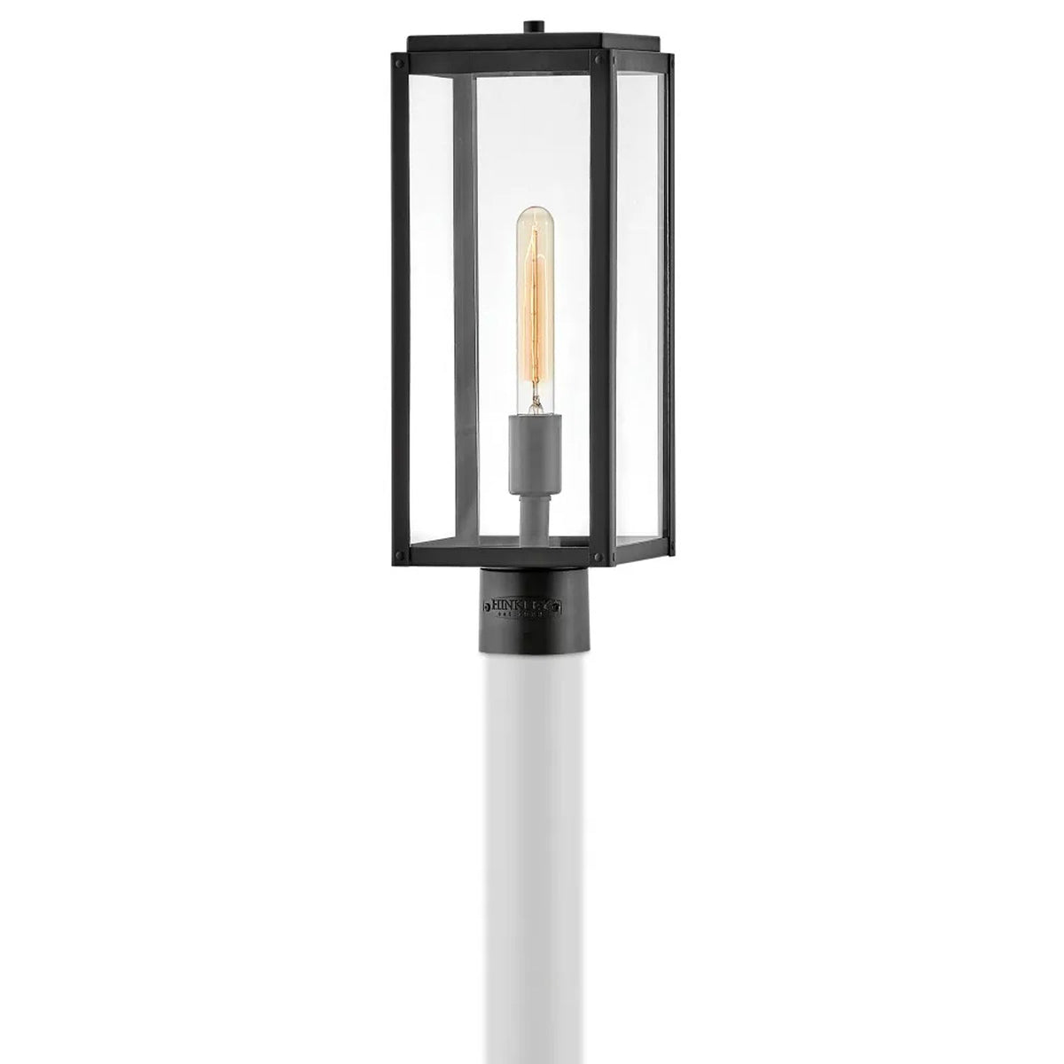 Max Rectangular Outdoor Post Light in Detail.
