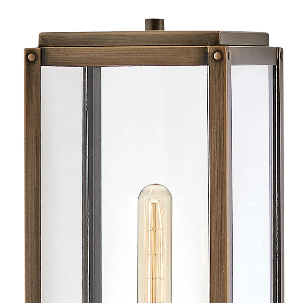 Max Rectangular Outdoor Post Light in Detail.