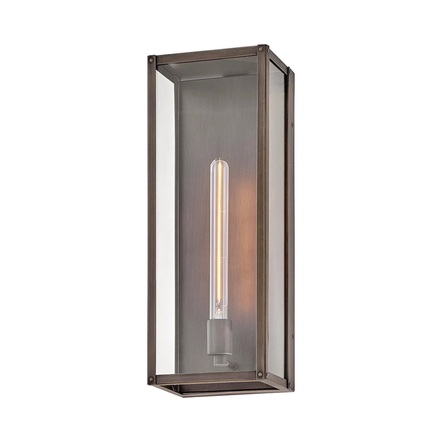 Max Rectangular Outdoor Wall Light in Detail.