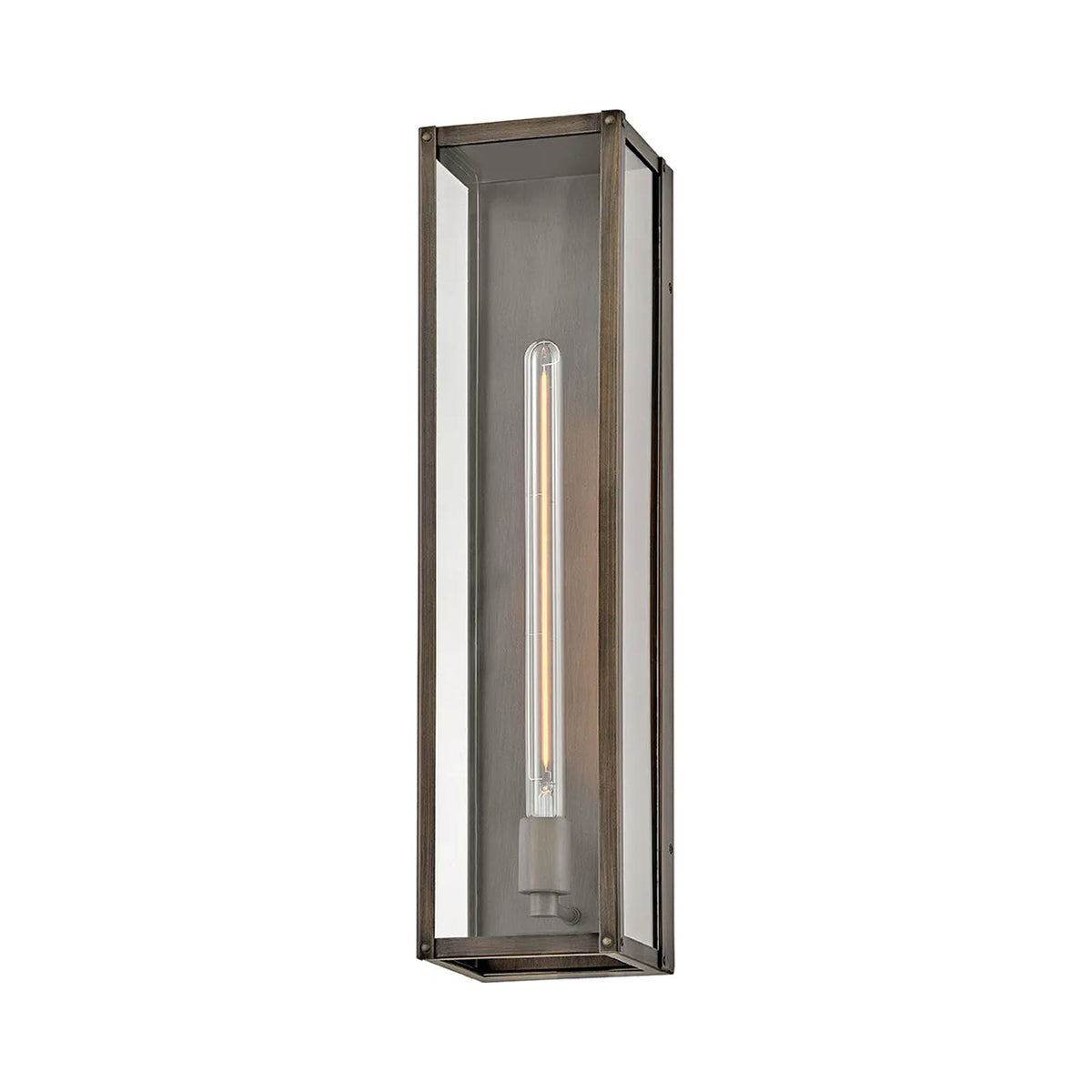 Max Rectangular Outdoor Wall Light in Detail.