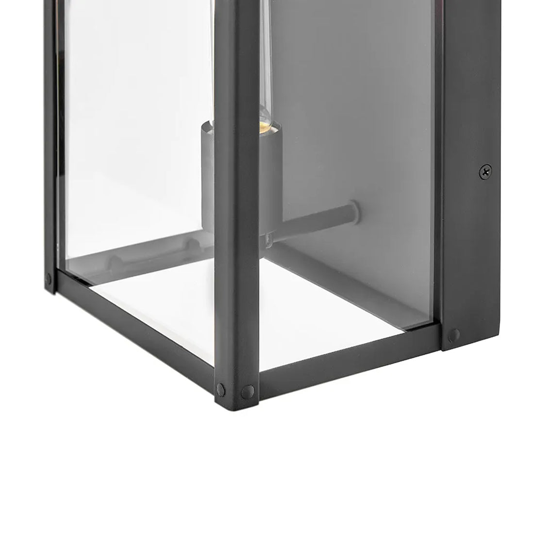 Max Rectangular Outdoor Wall Light in Detail.
