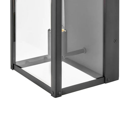 Max Rectangular Outdoor Wall Light in Detail.