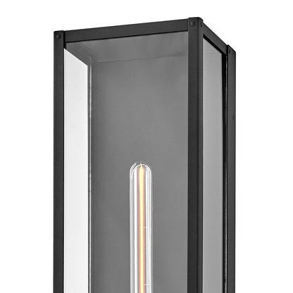 Max Rectangular Outdoor Wall Light in Detail.