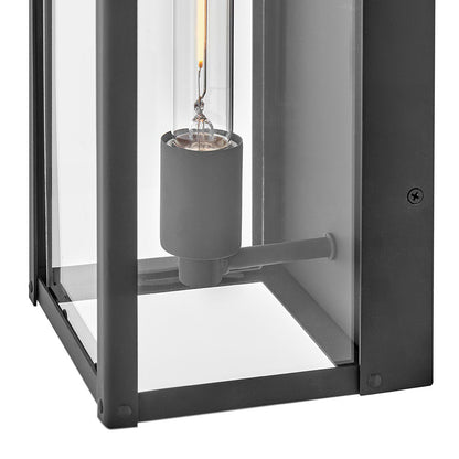 Max Rectangular Outdoor Wall Light in Detail.