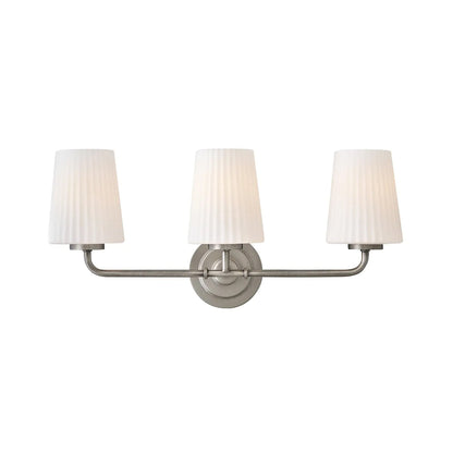 McKenna Bath Vanity Light in Antique Nickel (3-Light).
