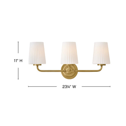 McKenna Bath Vanity Light - line drawing.