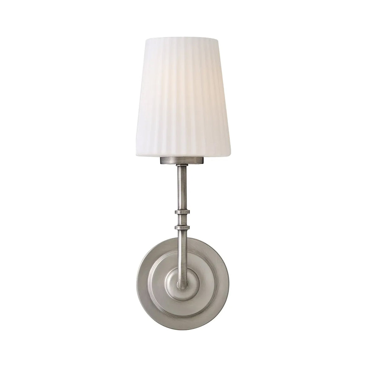 McKenna Bath Wall Light in Antique Nickel.