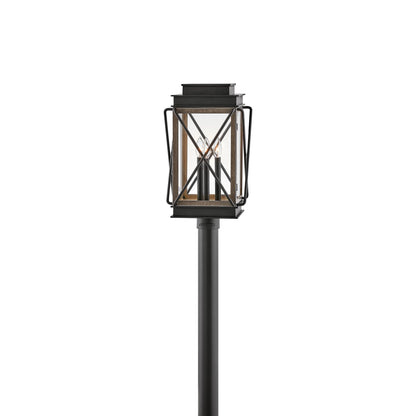 Montecito Outdoor Post Light in Black.