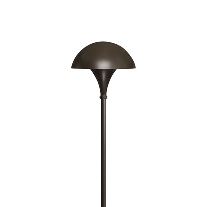 Mushroom Path Light in Bronze.