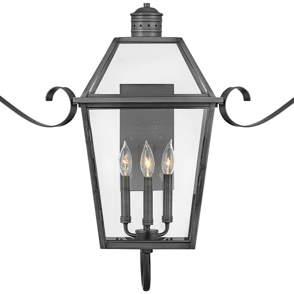Nouvelle Scroll Outdoor Wall Light in Detail.