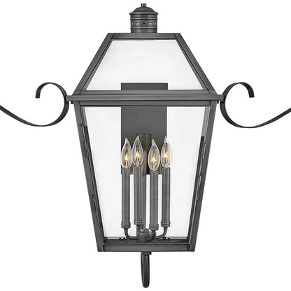Nouvelle Scroll Outdoor Wall Light in Detail.