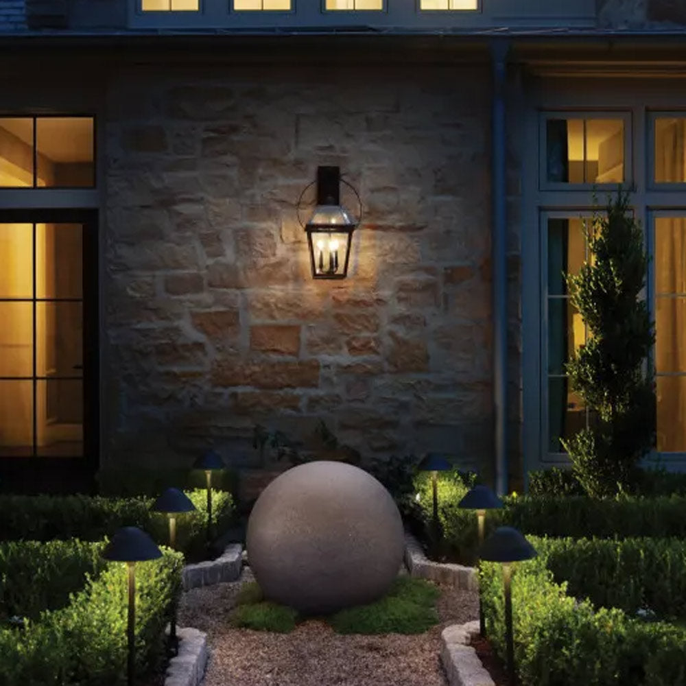 Nouvelle Yoke Outdoor Wall Light in Outside Area.
