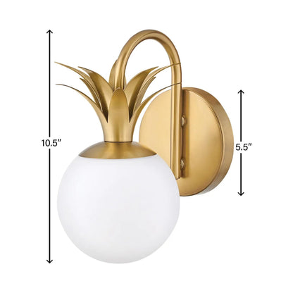 Palma Bath Wall Light - line drawing.