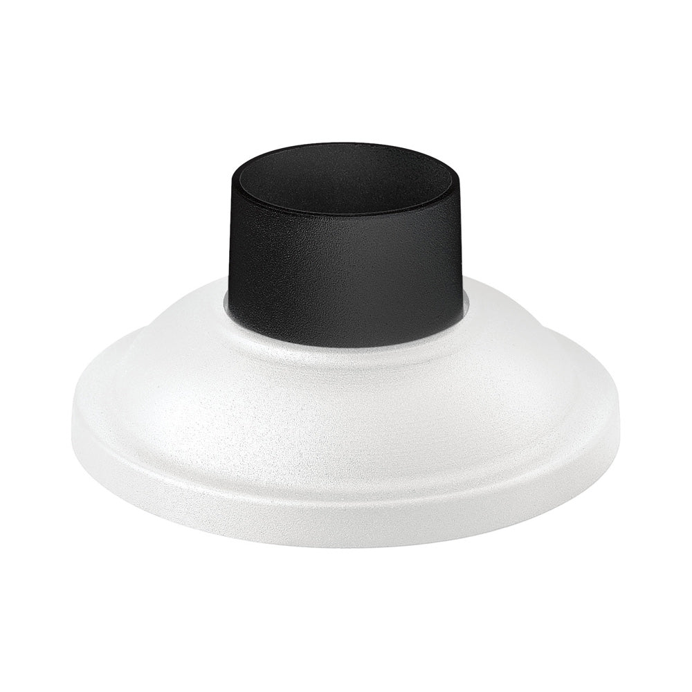 Pier Mount Base in Classic White.