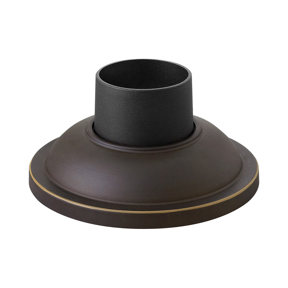 Pier Mount Base in Oil Rubbed Bronze.