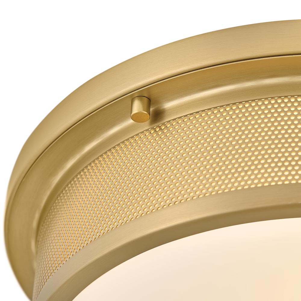 Pierce Flush Mount Ceiling Light in Detail.