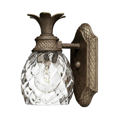 Plantation Bath Wall Light in Pearl Bronze.