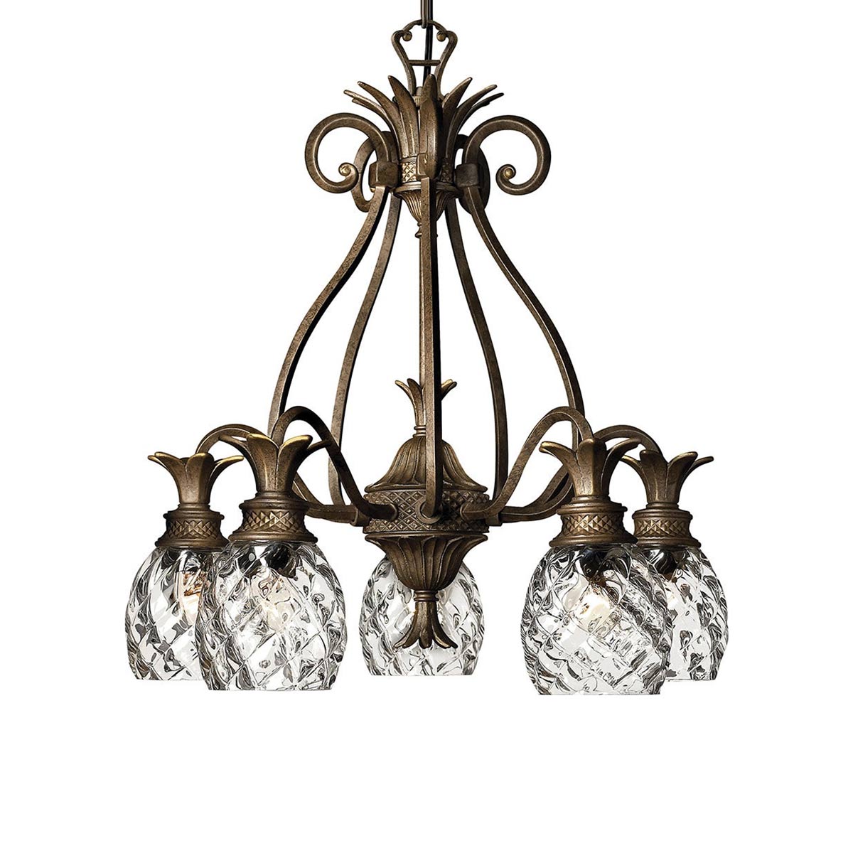 Plantation Chandelier in Detail.