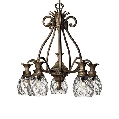 Plantation Chandelier in Detail.