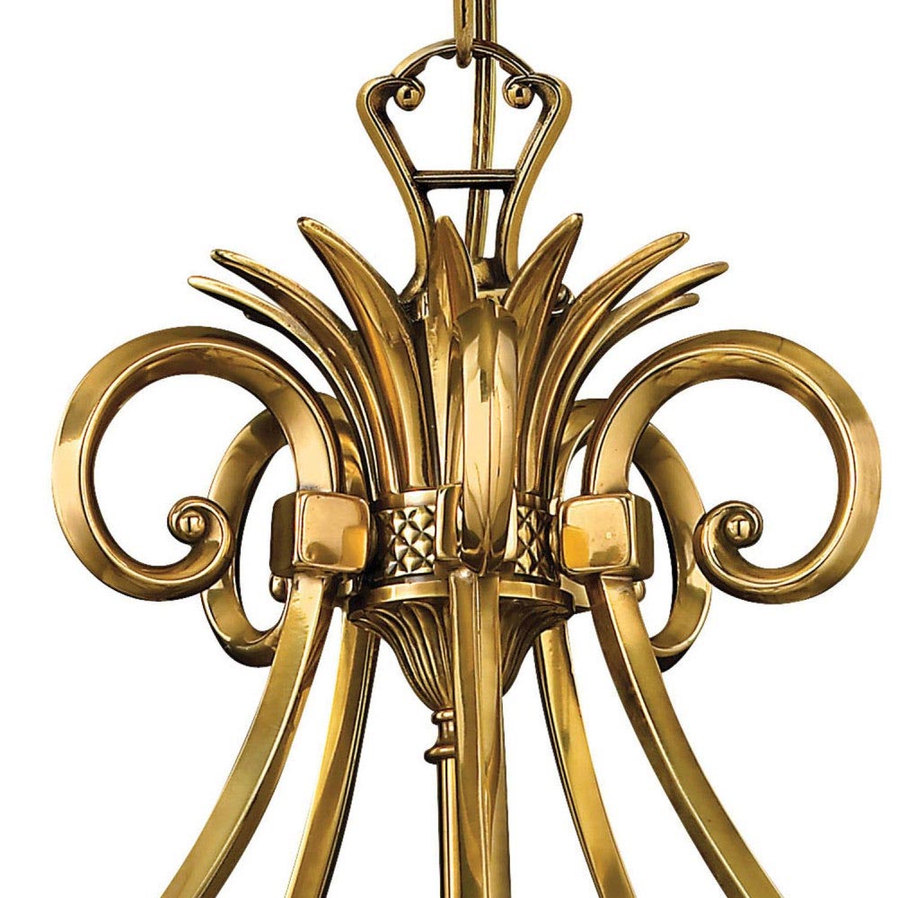 Plantation Chandelier in Detail.