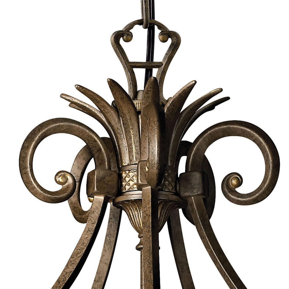 Plantation Chandelier in Detail.