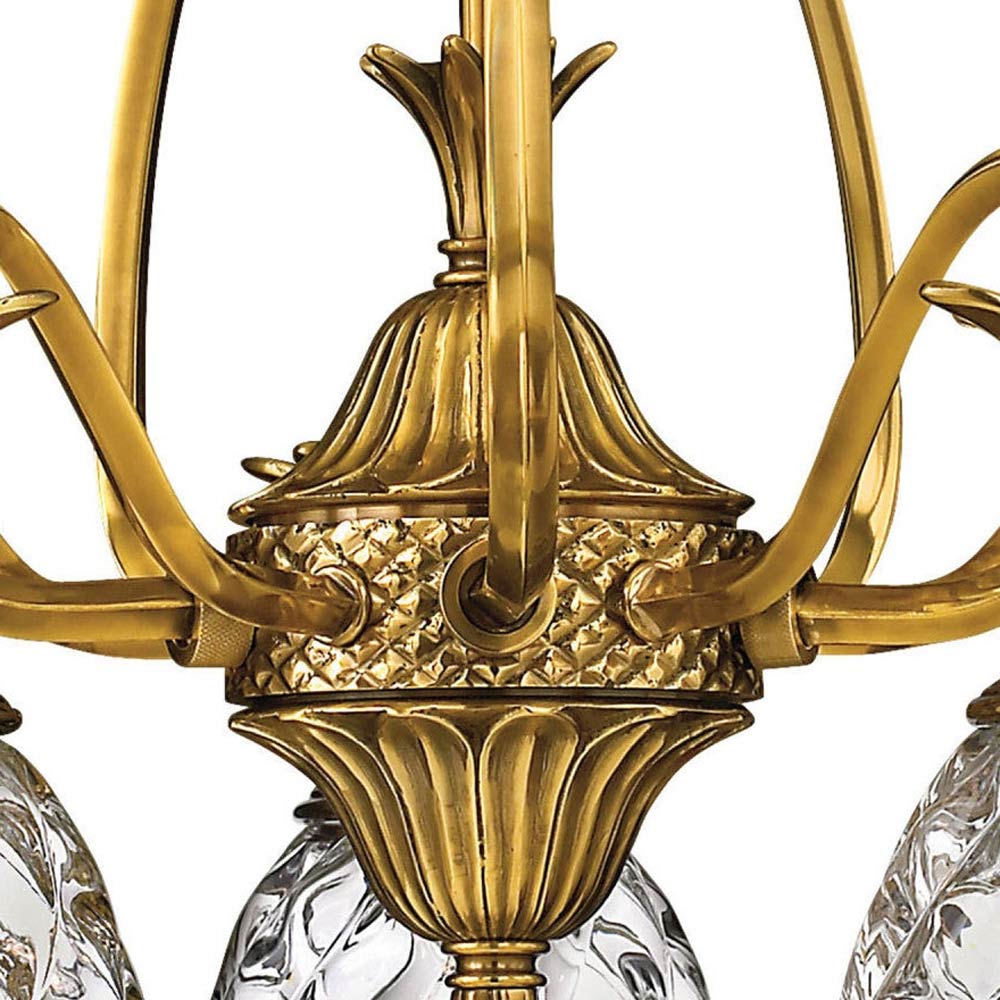 Plantation Chandelier in Detail.