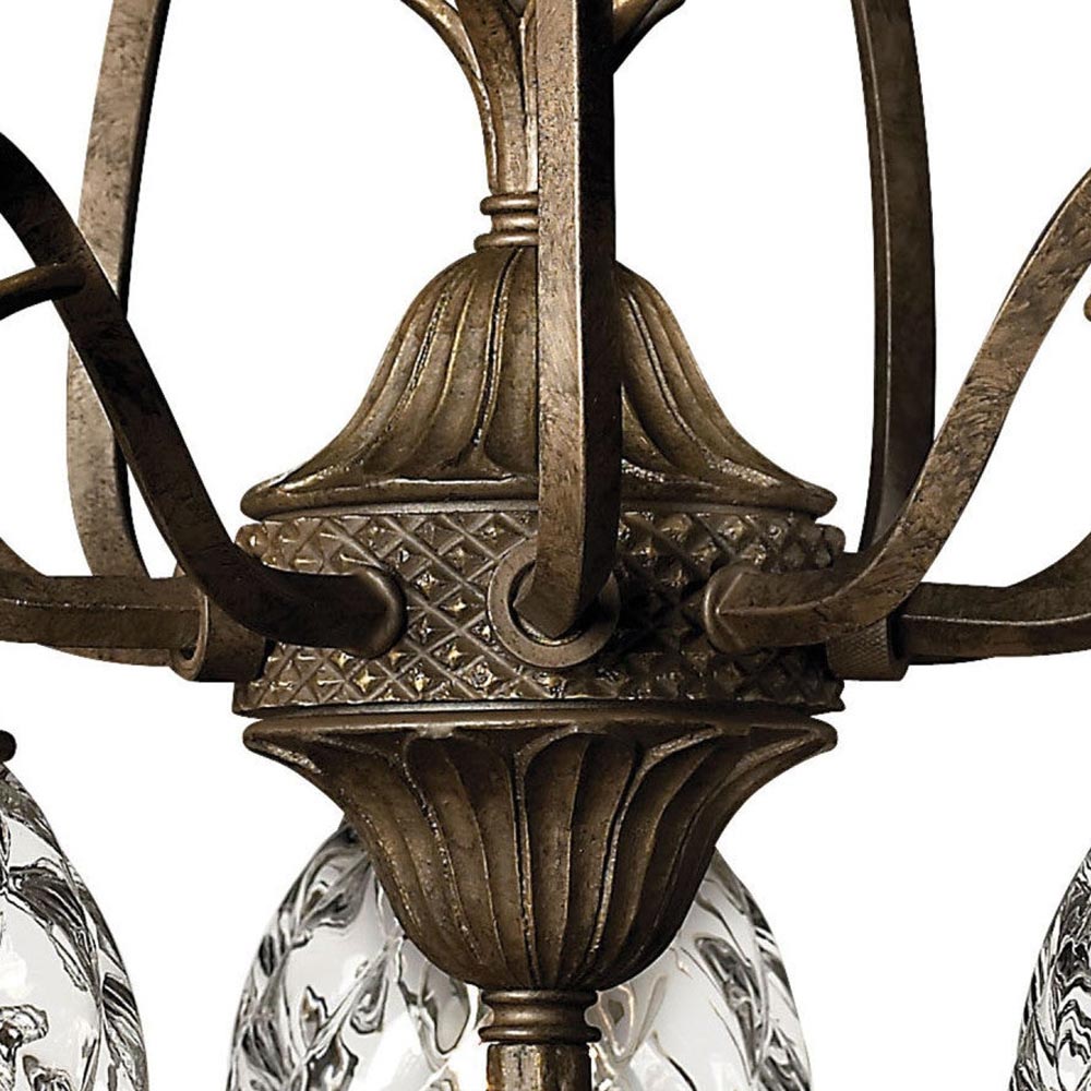Plantation Chandelier in Detail.