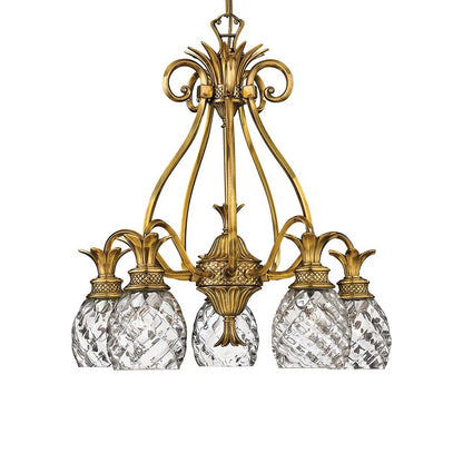 Plantation Chandelier in Detail.