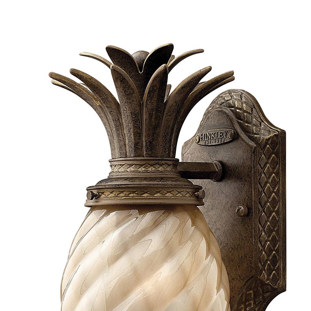 Plantation Outdoor Down Wall Light in Detail.