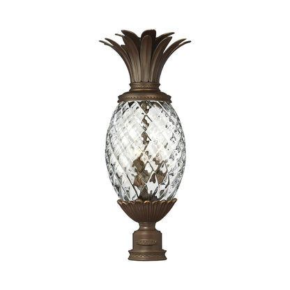 Plantation Outdoor Post Light in Copper Bronze (25.25-Inch).