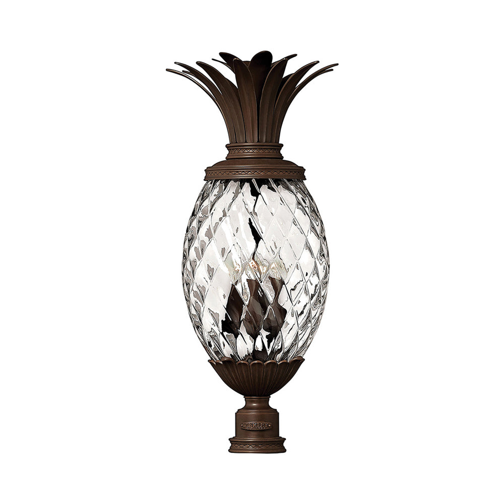 Plantation Outdoor Post Light in Copper Bronze (29.5-Inch).