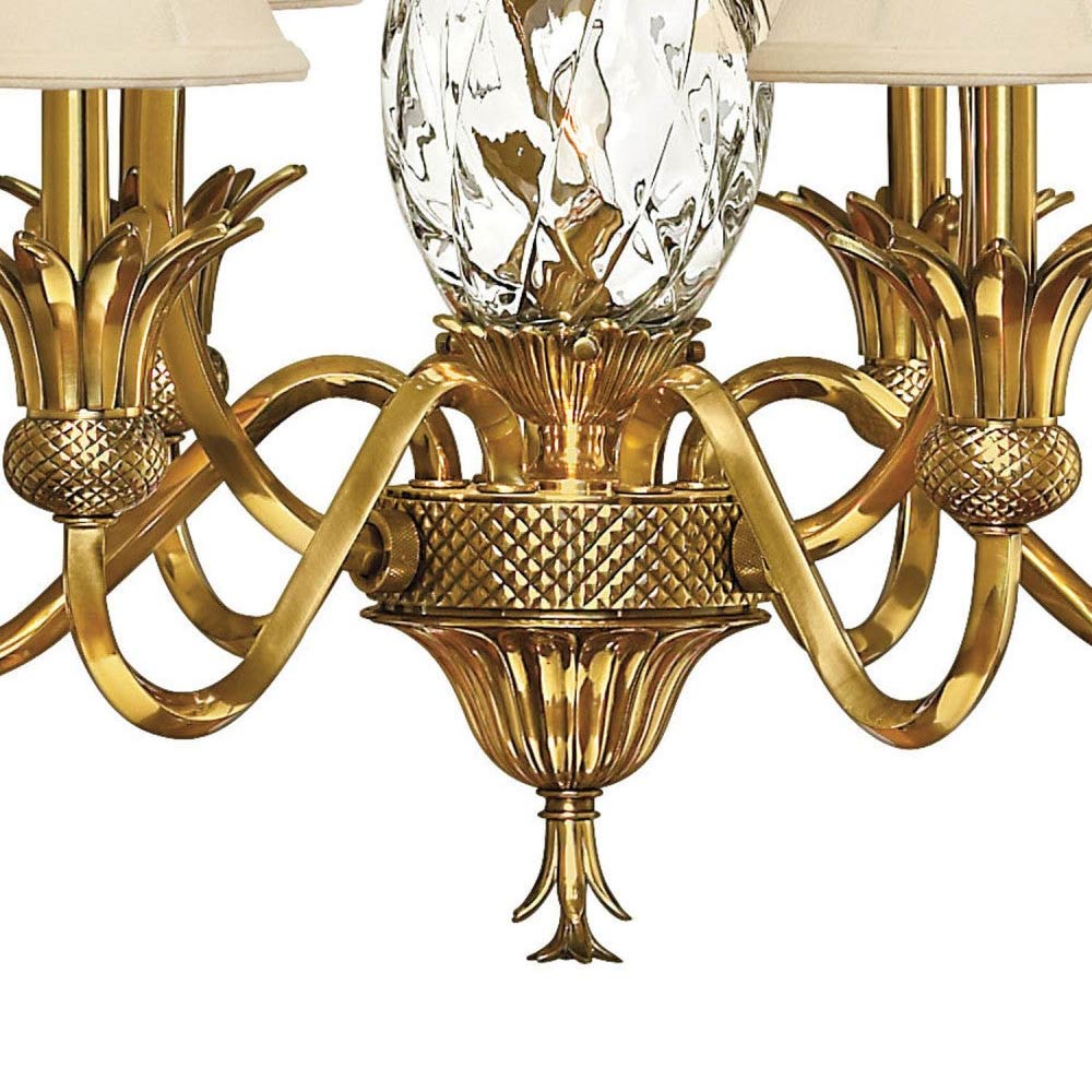 Plantation Tier Chandelier in Detail.