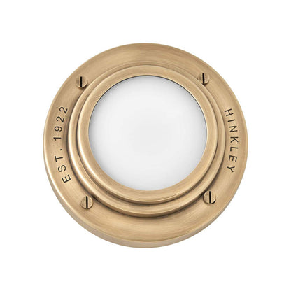 Porte LED Ceiling / Wall Light in Heritage Brass (5.5-Inch).