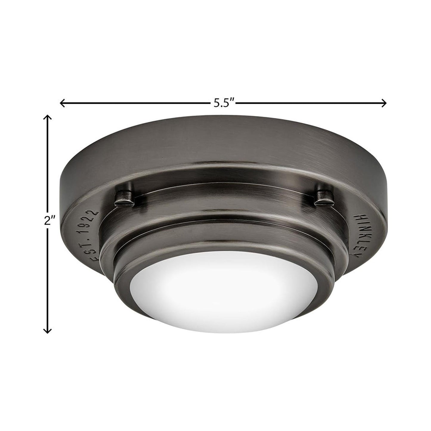 Porte LED Ceiling / Wall Light - line drawing.